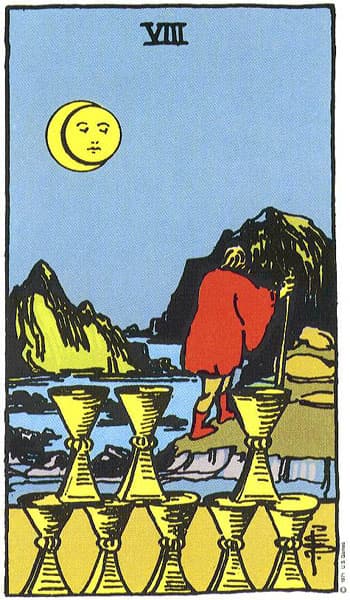Eight of Cups (Delapan Piala)