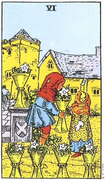 Six of Cups (Enam Piala)