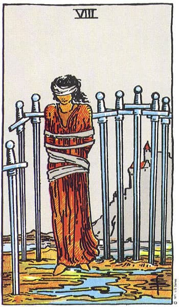 Eight of Swords (Delapan Pedang)