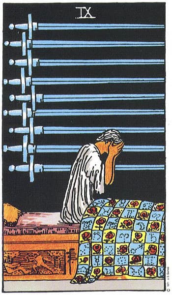 Nine of Swords (Sembilan Pedang)
